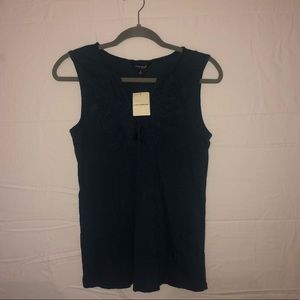 NWT Navy Top